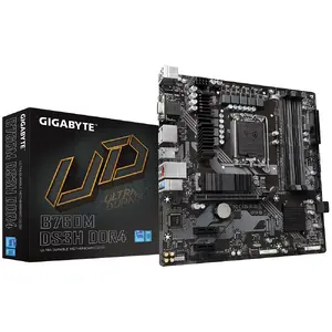 Motherboard GIGABYTE B760M DS3H DDR4 Micro ATX, Intel LGA 1700, 4x DIMM, 128GB, 2.5Gb LAN, 2x M.2, HDMI+DP
