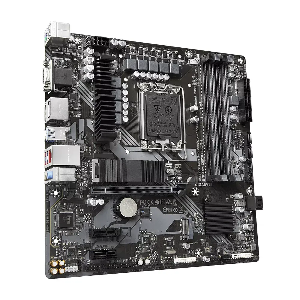 GIGABYTE B760M DS3H DDR4 Micro ATX mātesplate Photo 4