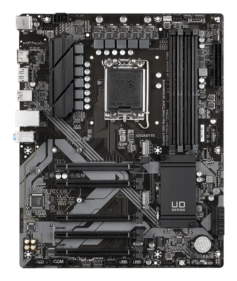 GIGABYTE B760 DS3H DDR4 mātesplate | LGA 1700 Photo 2
