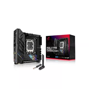 Mātesplate ASUS ROG STRIX B760-I GAMING WIFI — Mini ITX, Intel B760, LGA 1700, DDR5 līdz 64 GB, Wi‑Fi 6E, 2.5GbE