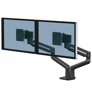 Fellowes Tallo Dual Monitor Arm Black Clamp/Grommet 9 kg 40"