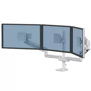 Monitor mount Fellowes Tallo Modular 3FMS White — 3 displays, up to 27", 9 kg each, clamp/grommet