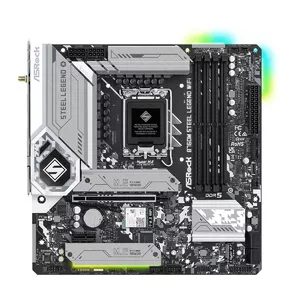 Материнская плата ASRock B760M Steel Legend WiFi — Intel B760, LGA 1700, micro ATX, DDR5, 4 DIMM, 128 ГБ, Wi‑Fi 6E, 2.5Gb LAN