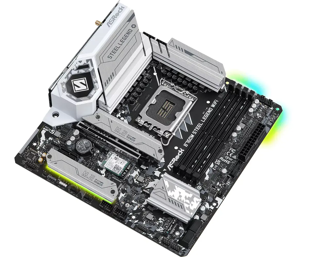 Материнская плата ASRock B760M Steel Legend WiFi Photo 3