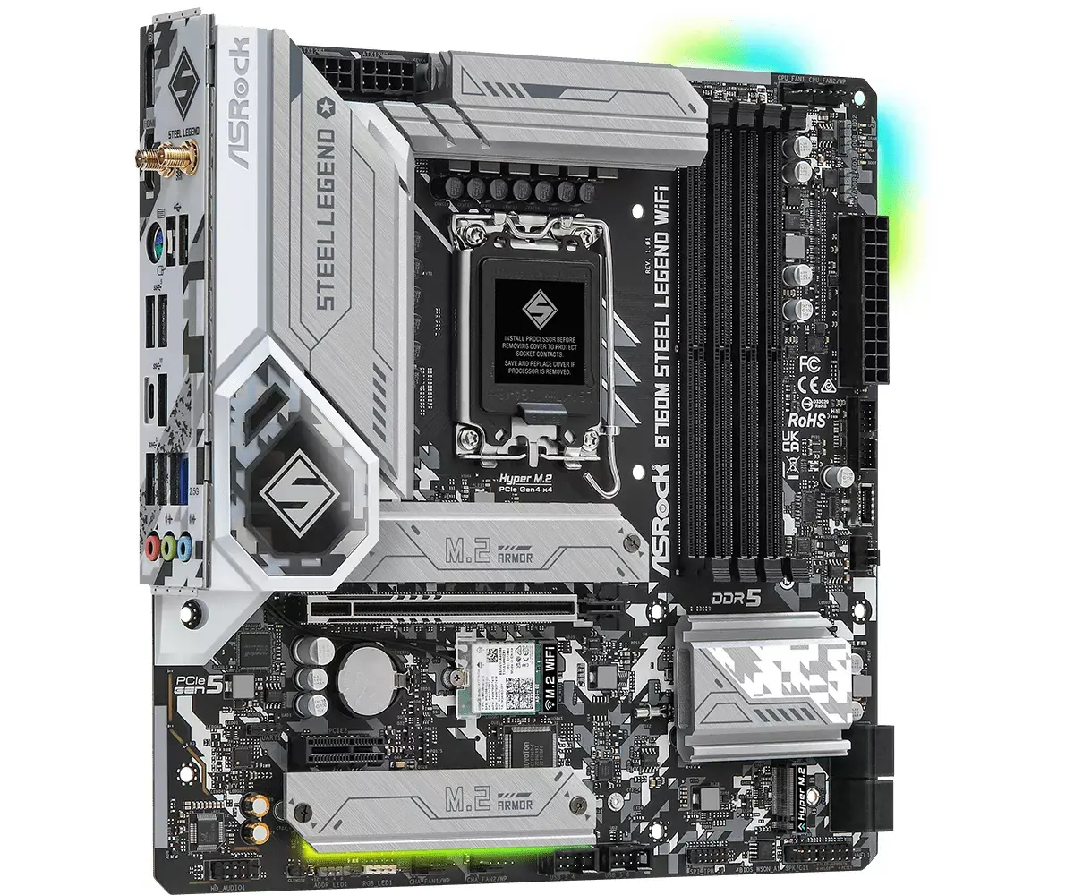 Материнская плата ASRock B760M Steel Legend WiFi Photo 4