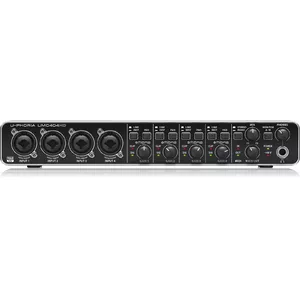Audio interface Behringer UMC404HD 4-in/4-out USB with MIDAS mic preamps