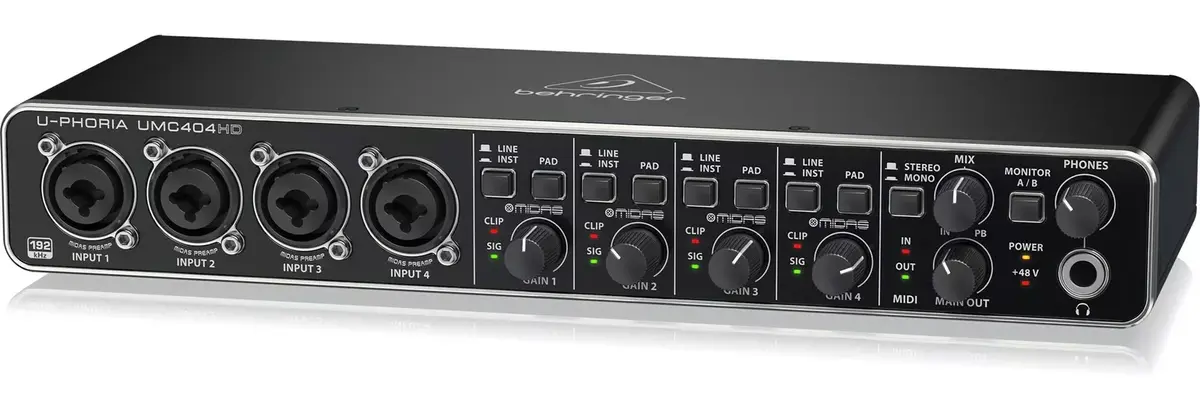 Behringer UMC404HD USB audio interface Photo 4