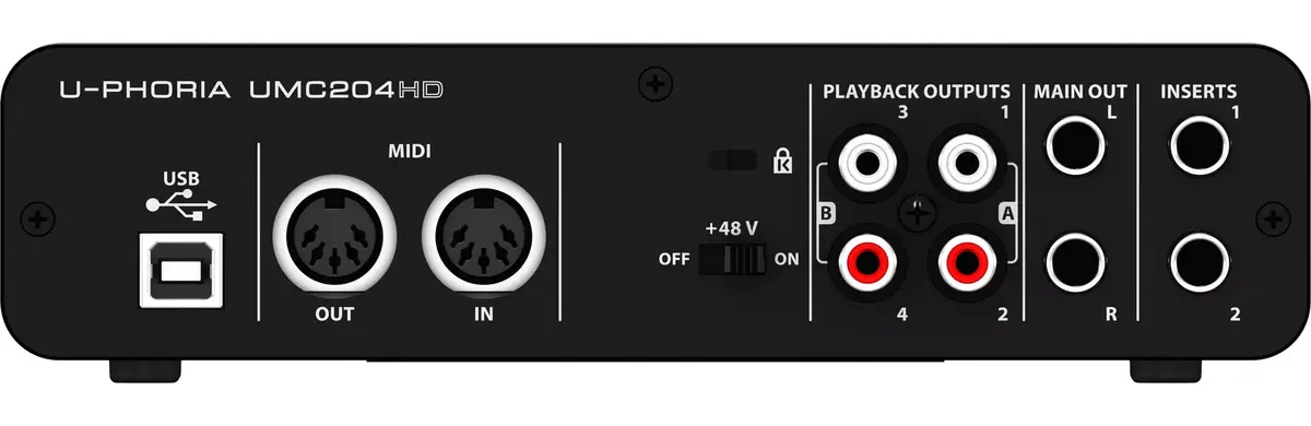 Audio interfeiss Behringer UMC204HD Photo 2