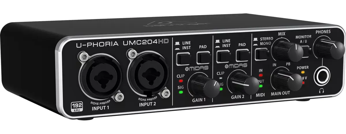 Audio interfeiss Behringer UMC204HD Photo 3