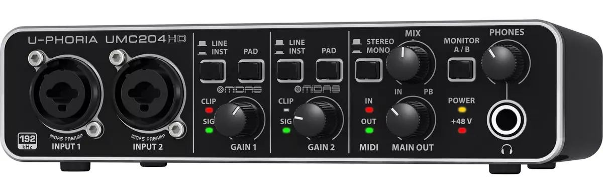 Audio interfeiss Behringer UMC204HD Photo 5