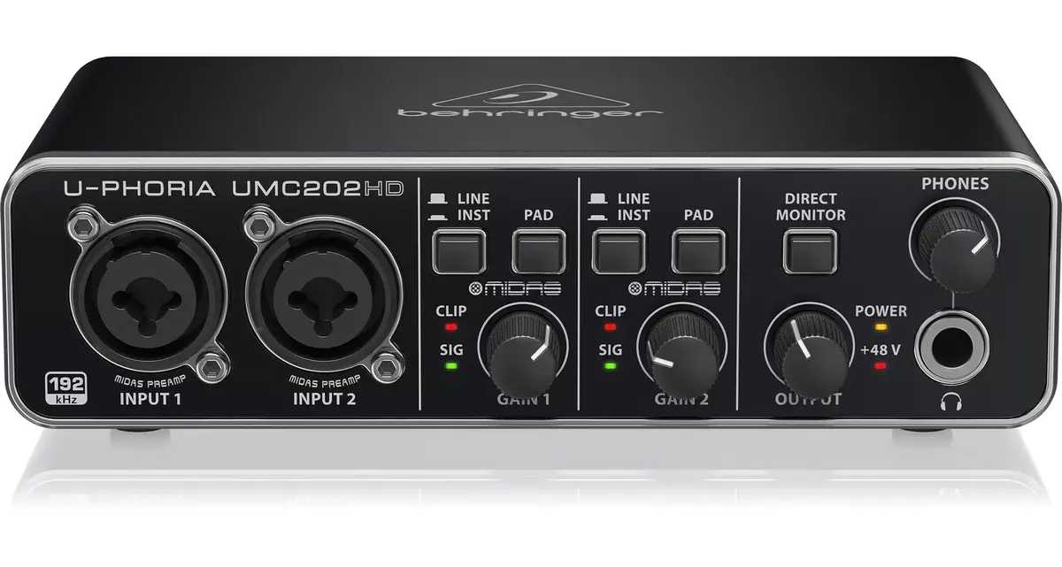 Аудиоинтерфейс Behringer UMC202HD Photo 2