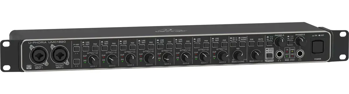Behringer UMC1820 USB аудиоинтерфейс Photo 2