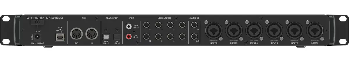 Behringer UMC1820 USB аудиоинтерфейс Photo 3