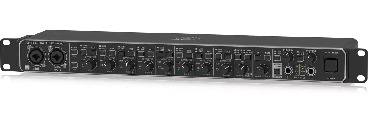 Behringer UMC1820 USB аудиоинтерфейс Photo 4