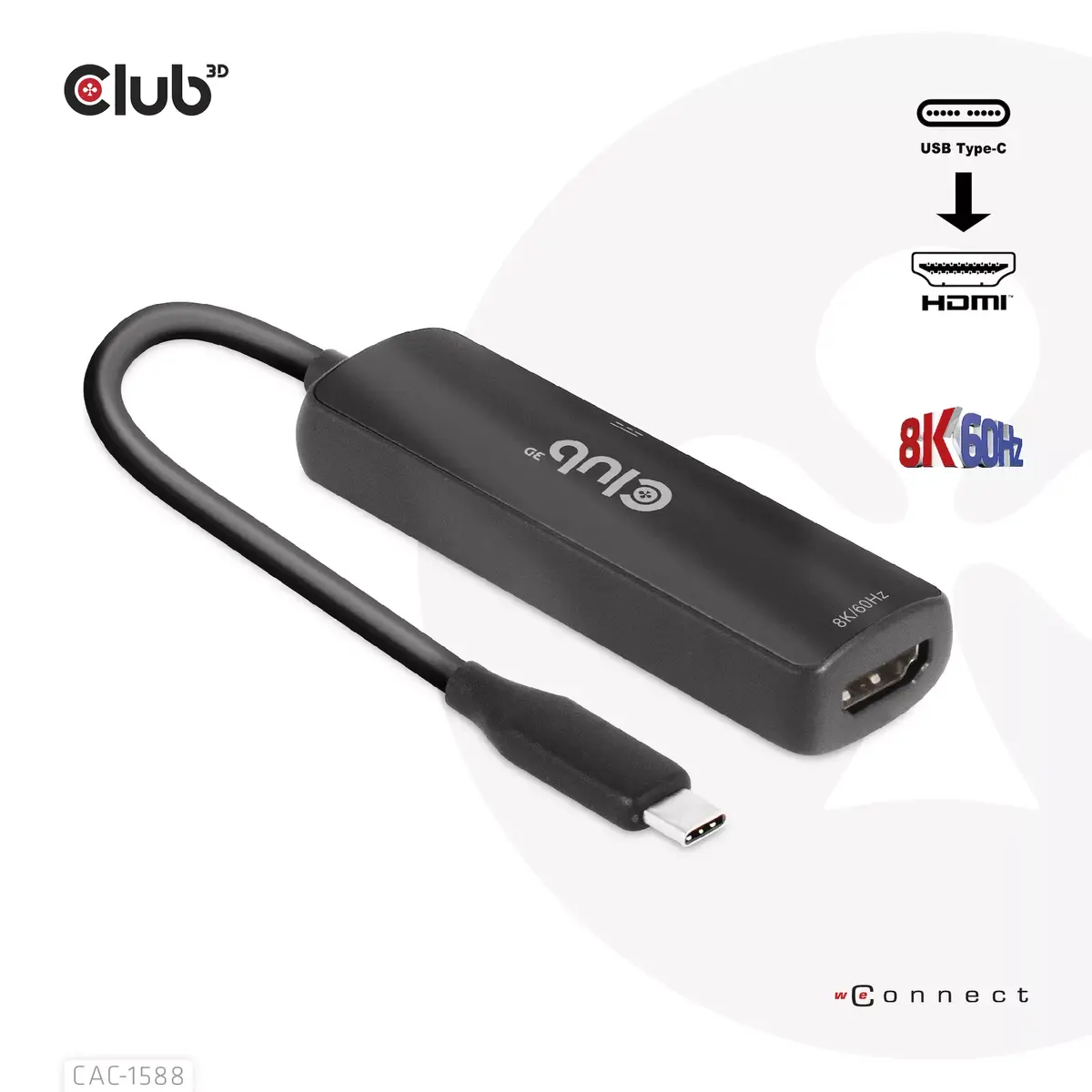 USB Gen2 Type-C to HDMI Adapter CLUB3D CAC-1588 Photo 8