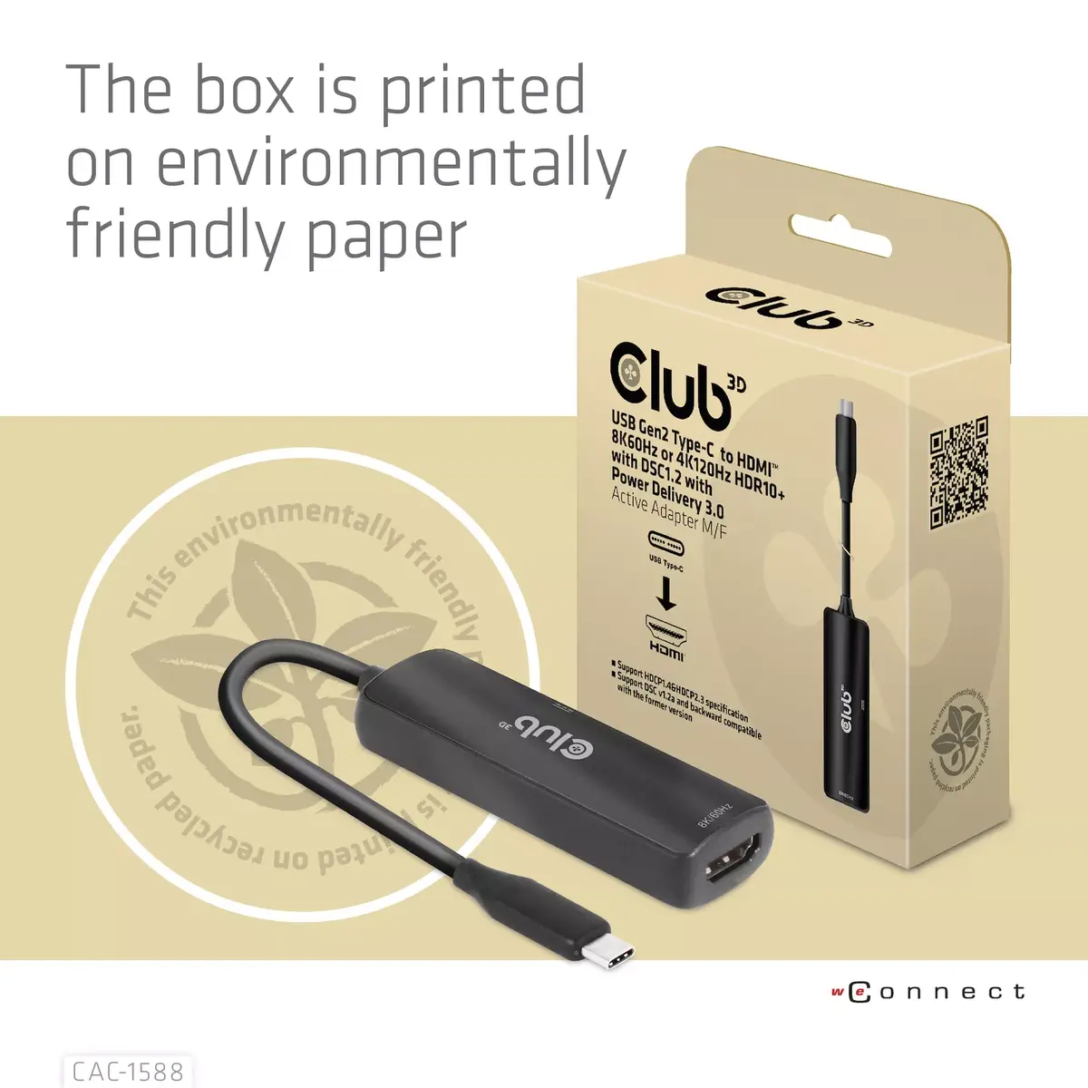 USB Gen2 Type-C to HDMI Adapter CLUB3D CAC-1588 Photo 11