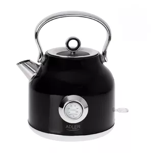Electric kettle Adler 1.7 L 2200 W Black Metallic