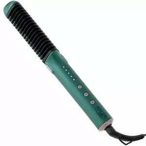 Adler Straightening Brush AD 2324 Number of temperature settings 5, Temperature (max) 210 °C, Green