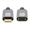 Techly USB 3.2 Gen 2 USB-C M/F Cable 1m Black Photo 3