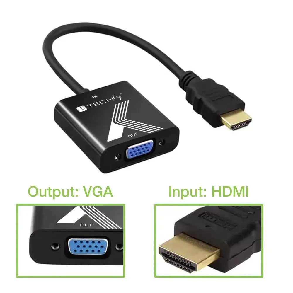 Techly HDMI uz VGA adapteris Photo 4