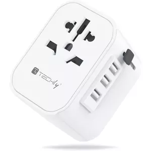 Charger TECHLY I-TRAVEL-09TYWH — mobile device charger, 2500 W, White