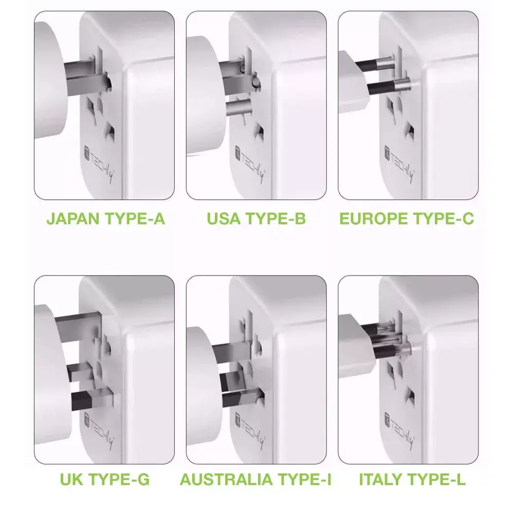 TECHLY I-TRAVEL-09TYWH mobile device charger Photo 5
