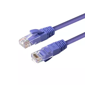 Microconnect MC-UTP6A01P tīkla kabelis Lillā 1 m Cat6a U/UTP (UTP)