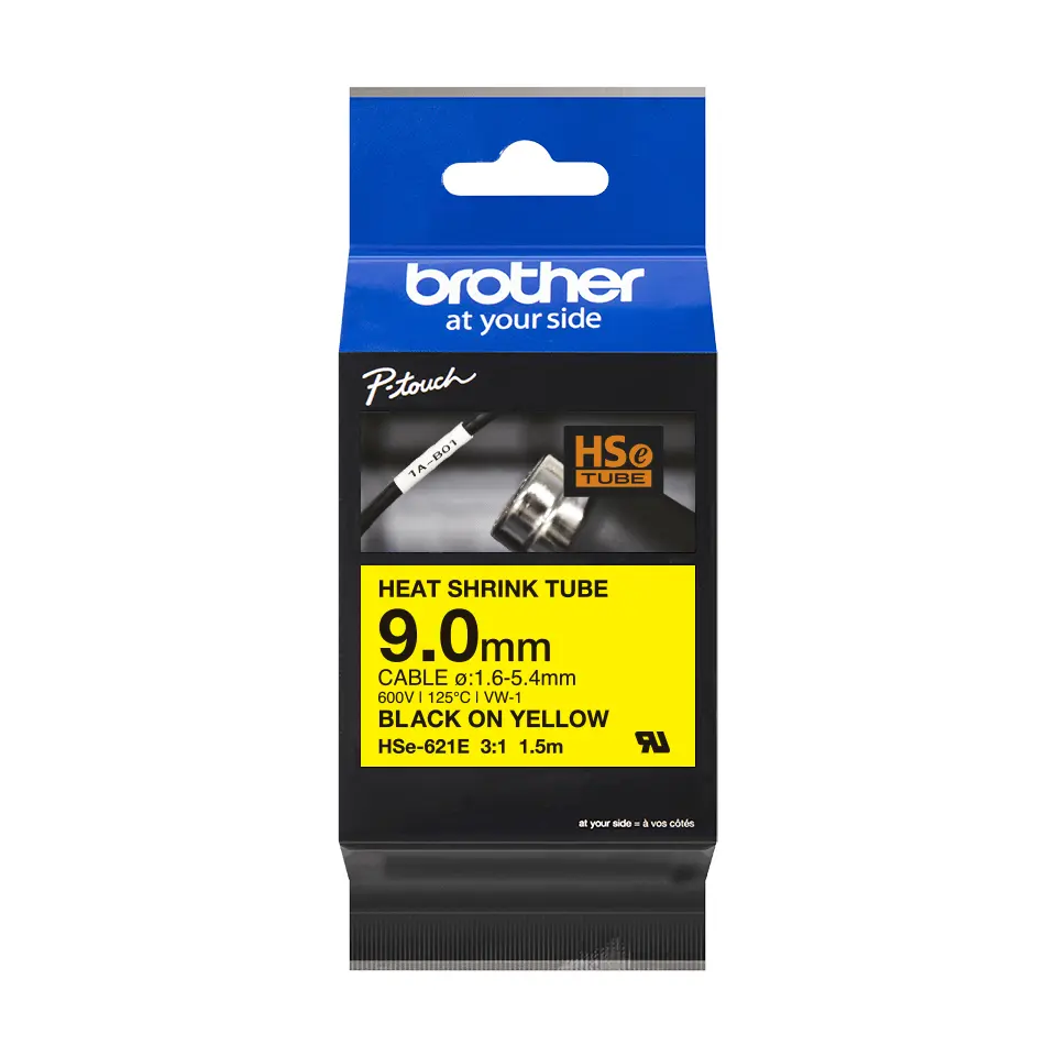 Brother HSE-621E Termosēžas caurule melns uz