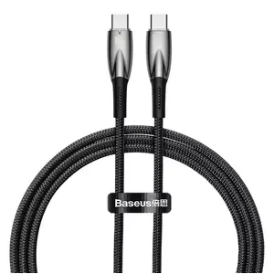 Baseus Glimmer USB cable USB 3.2 Gen 1 1 m USB C Black