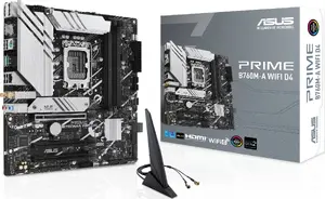 Motherboard ASUS PRIME B760M-A WIFI D4 — Intel B760, LGA 1700, micro ATX, 4x DIMM DDR4 up to 128GB, Wi‑Fi 6, 2.5Gb LAN, 2x M.2