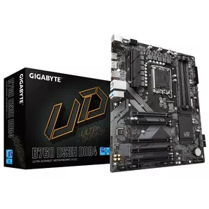 Материнская плата GIGABYTE B760 DS3H DDR4, Intel B760, LGA 1700, ATX