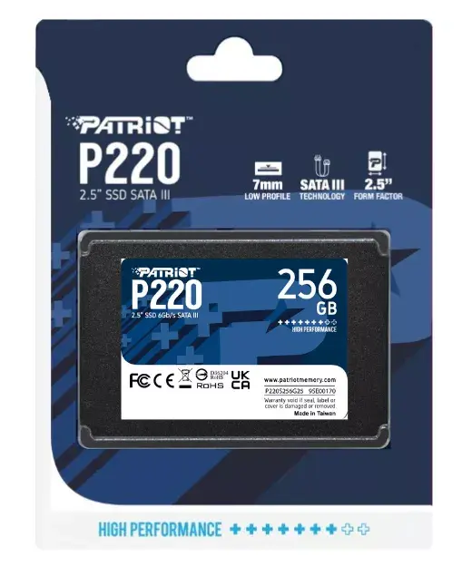 PATRIOT P220S 256 ГБ 2.5" SATA III SSD Photo 4