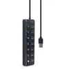 Gembird UHB-U3P7P-01 7 portu USB 3.2 Gen 1 hubs Photo 2