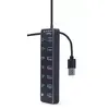Gembird UHB-U3P7P-01 7 portu USB 3.2 Gen 1 hubs Photo 3