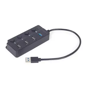 Интерфейсный хаб USB 3.0 Gembird UHB-U3P1U2P3P-01, 4 порта