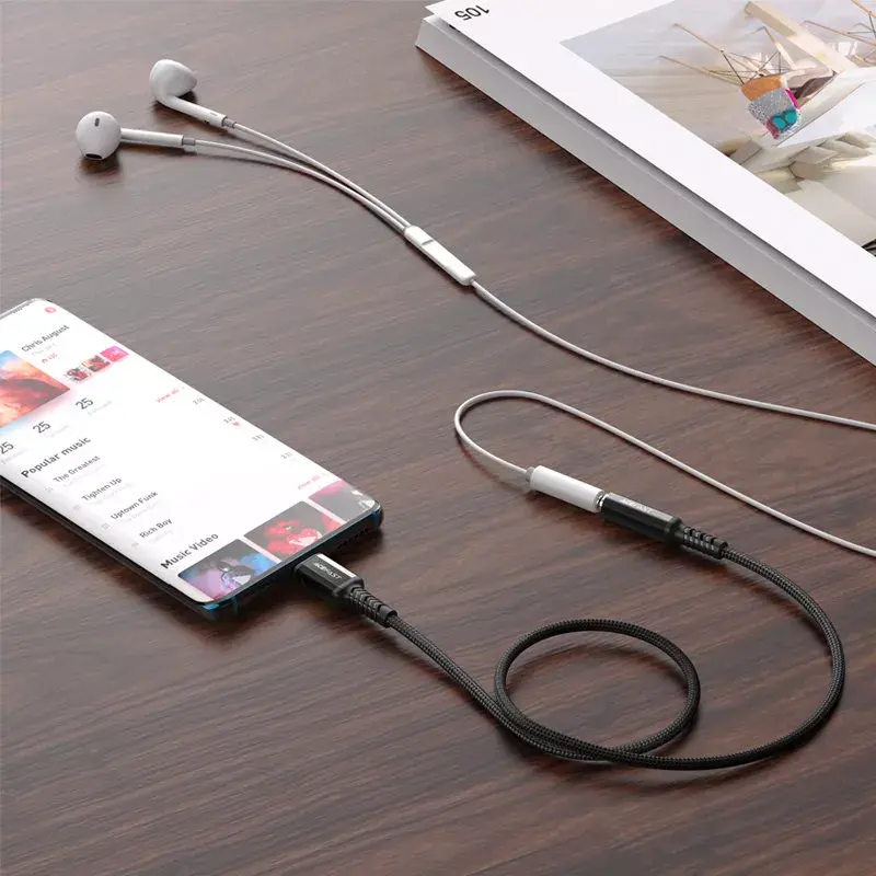 Acefast C1-07 USB‑C — 3,5 мм аудио кабель Photo 4
