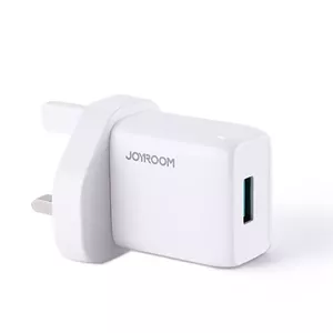 USB wall charger Joyroom L-1A101 2.1 A with UK plug, single-port USB output