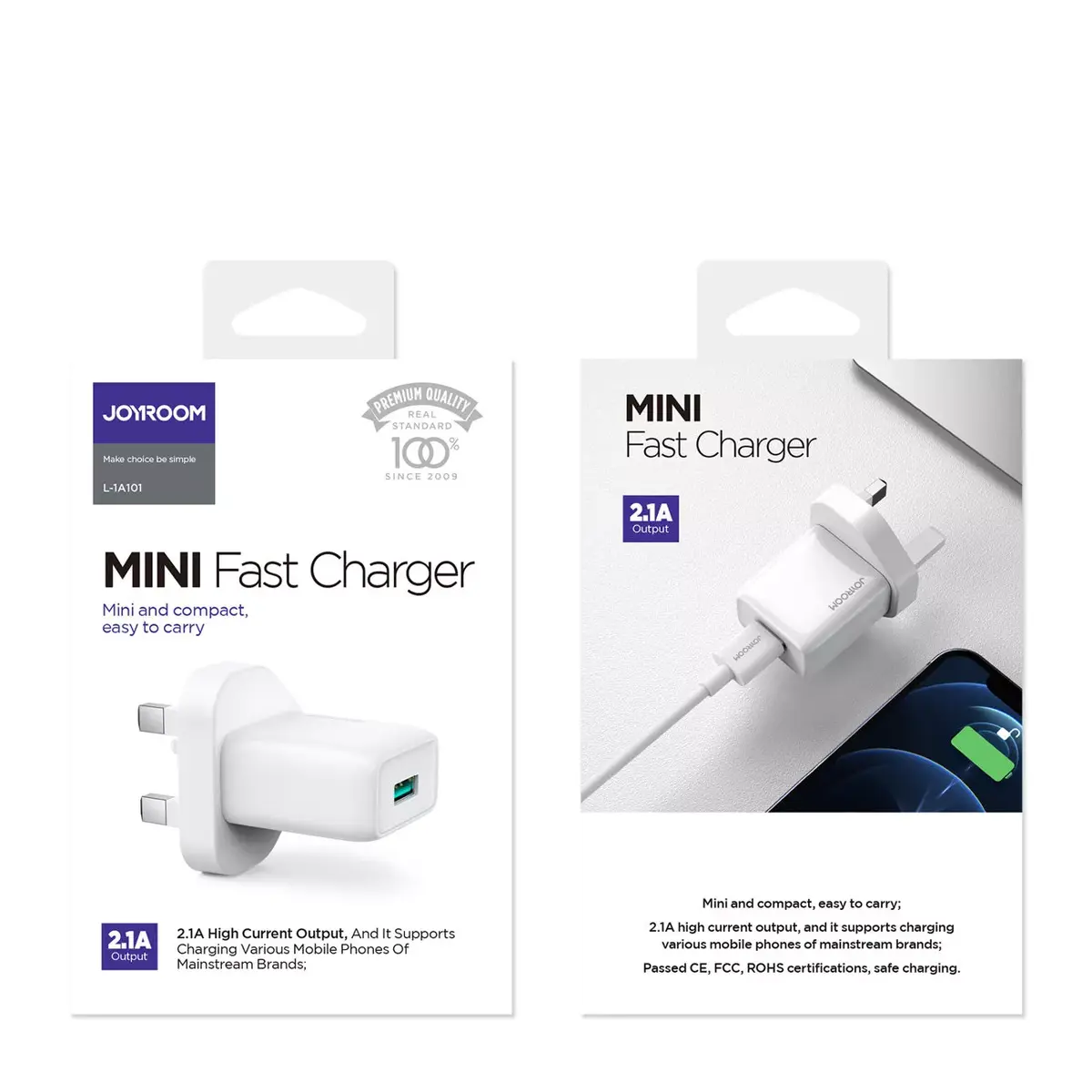 USB wall charger Joyroom L-1A101 2.1 A Photo 8