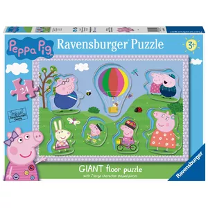 RAVENSBURGER puzle Peppa Pig formas, 24 gab., 03026