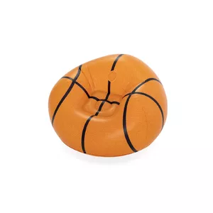 Piepūšamais bērnu krēsls Bestway Beanless Basketball 1000×1000 mm, oranžs, 6+
