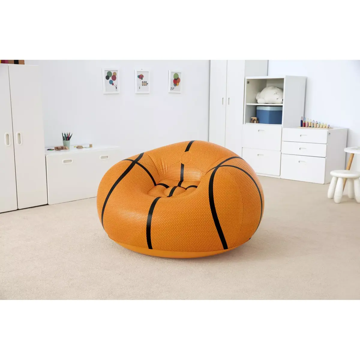 Bestway Beanless Basketball piepūšamais bērnu krēsls Photo 3