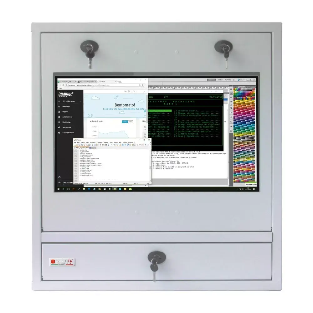 Sienas montāžas skapītis Techly ICRLIM10SV Photo 3