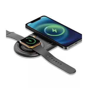 RealPower ChargeAIR Duo Смартфон, Умные часы Черный USB Для помещений