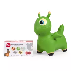 B&o Jumping Animal Green Dino 8012ML — inflatable ride-on toy for children