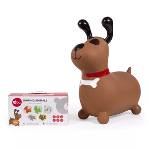 Plush Jumping Animal toy b&o Sausage Dog 8014ML — soft toddler jumper
