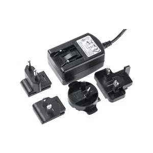Power adapter Raspberry 103-4302, indoor 13 W, 90–264 V input, 1.5 m cable, black