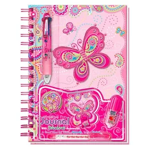 Спиральный блокнот Pulio Pecoware Butterflies 170533FB — формат A5, спиральный переплет, декоративная обложка