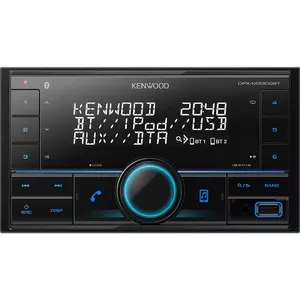 Kenwood DPX-M3300BT auto audio-video uztvērējs Melns 200 W Bluetooth