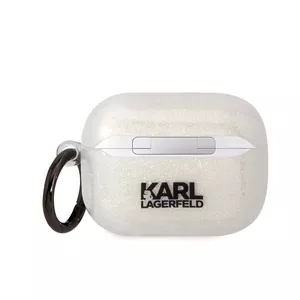 Aizsargvāciņš AirPods Pro Karl Lagerfeld KLAPHNKCTGT caurspīdīgs ar mirdzumu