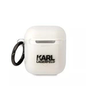 Aizsargvākciņa AirPods Karl Lagerfeld KLA2HNIKTCT caurspīdīgs dizains
